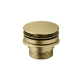 Product Cut out image of the Crosswater 3ONE6 Brushed Brass Basin Click-Clack Waste